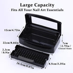 Nail Tool Sterilizer Box Plastic Disinfectant Container - Image 3