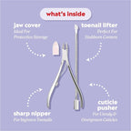 Onyx Professional 3 Piece Thick Toenail Grooming Kit - Image 4