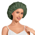 Shower Cap for Women Waterproof Reusable, Large Shower Cap Non-Slip by KAFTERI