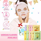 Kaely 10 Pack Fruit Face Masks for Kids, Kids Face Mask Spa Day Kit Supplies - Image 5