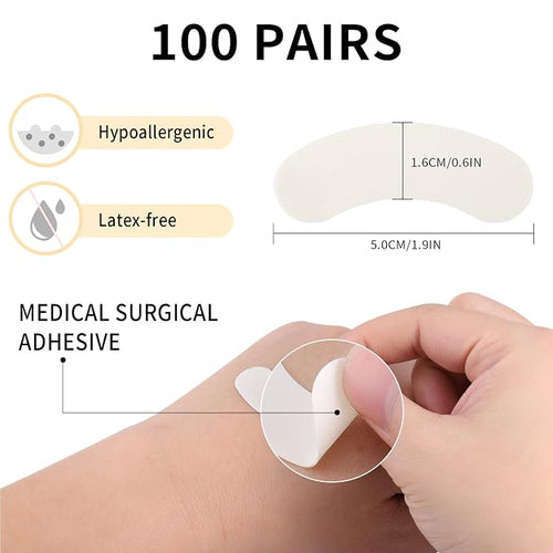 100 PCS Foam Eye Pads for Lash Extensions, Under Eye Pads for Eyelash Extensions - Image 2