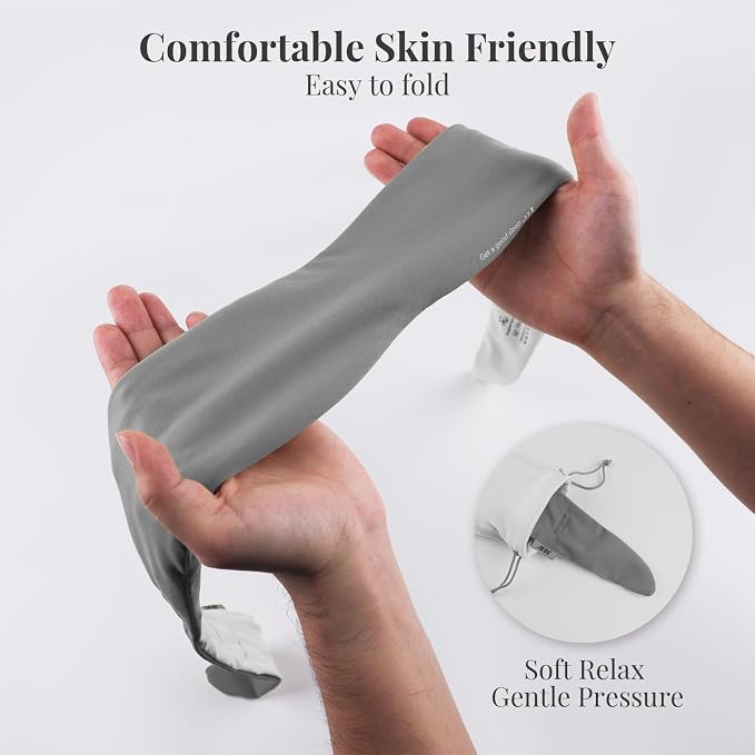 Weighted Eye Mask for Sleeping, Cloud-Like Comfort Softness, 3D Contoured - Image 6