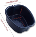AXLOFO® Foot Soaking Bath Basin, Large Plastic Foot Soaking Tub, Feet Massage - Image 2