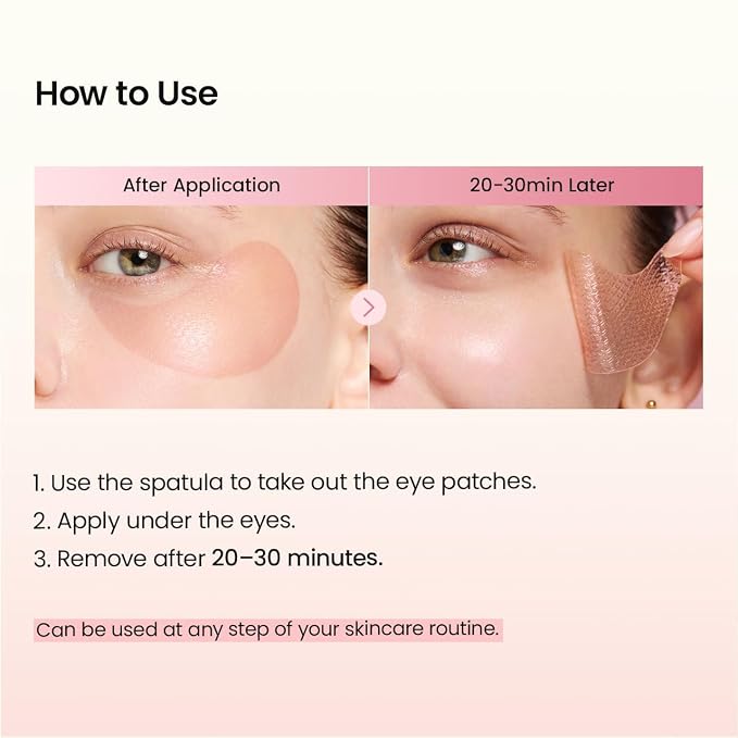 BIODANCE Collagen Peptide Eye Patches, Anti Wrinkle & Smile Line Patches - Image 7