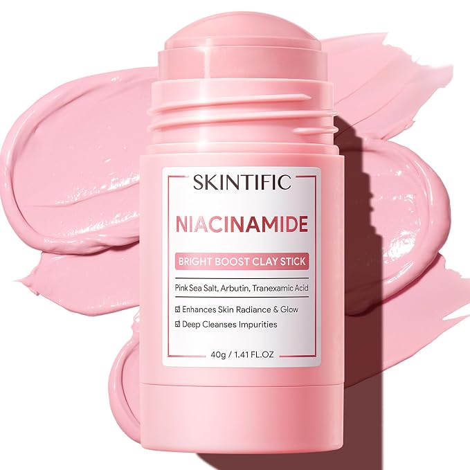 SKINTIFIC Niacinamide Bright Boost Face Mask Stick, Brightening & Pore-Blurring by SKINTIFIC