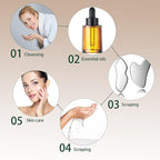 2Pcs gua sha facial tools stainless steel guasha set - Image 7