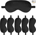 6PACK Silk Sleep Mask Satin Eye Masks Blackout Silky Eyeshade Cover Soft by WJingYiJia