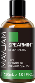 Spearmint Essential Oil 30ML/ 1.01FL.OZ, MAYJAM Pure Spearmint Oil by MAYJAM