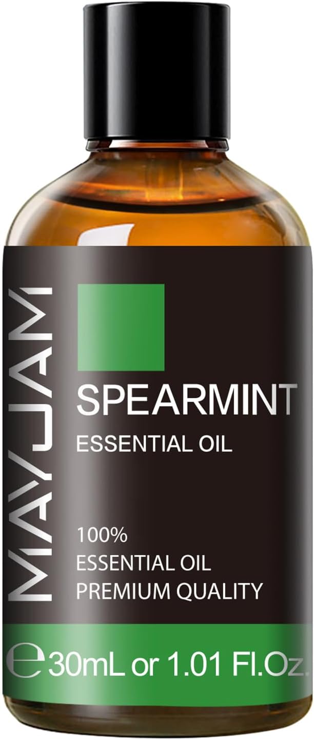 Spearmint Essential Oil 30ML/ 1.01FL.OZ, MAYJAM Pure Spearmint Oil by MAYJAM