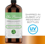 Ola Prima Peppermint Essential Oil Therapeutic Grade 16 oz - Image 6