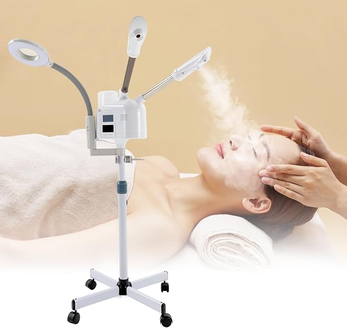 3 in 1 Facial Steamer, Professional Rolling Facial Steamer - Image 9