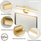 Joossnwell Gold Vanity Lights for Bathroom 24 Inch Dimmable 5CCT Modern Bath - Image 5