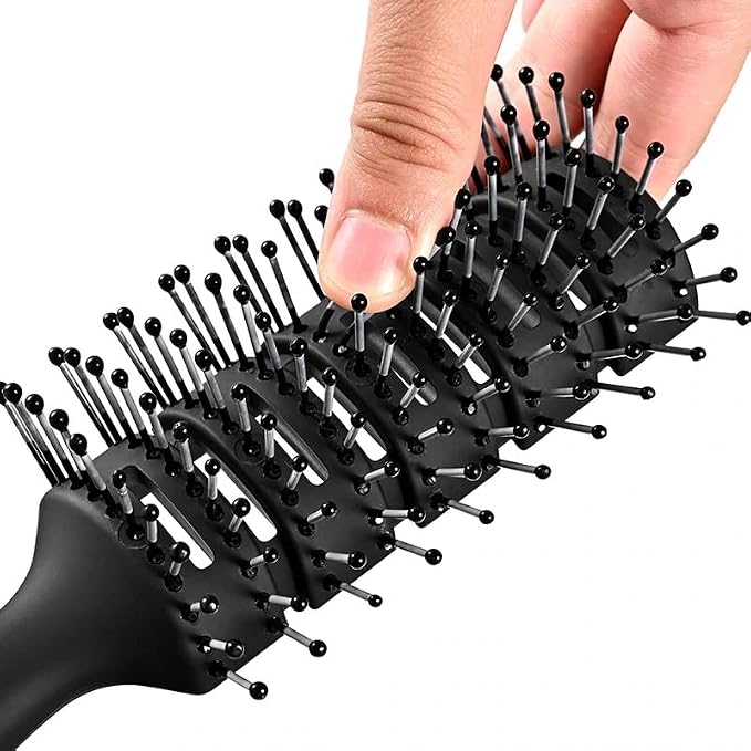 Pete & Pedro Ball Tipped 10 Row Vented Hair Brush - Image 3