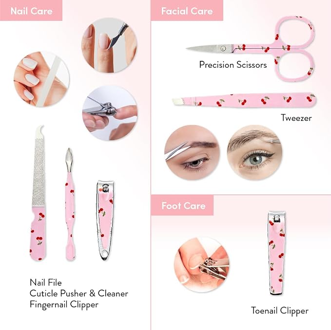 Éclat Manicure Pedicure Kit for Men & Women, Cuticle Pusher, Personal Care - Image 4
