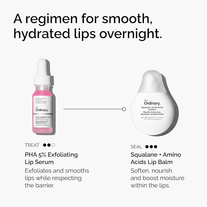 The Ordinary Squalane + Amino Acids Hydrating Lip Balm, - Image 4