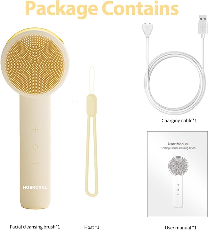Facial Cleansing Brush Electric – Rechargeable Silicone Face Scrubber, - Image 9