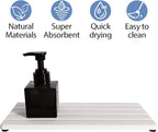 Diatomite Soap Dish, Water Absorbing Stone Tray, Kitchen Sink Organizer - Image 3