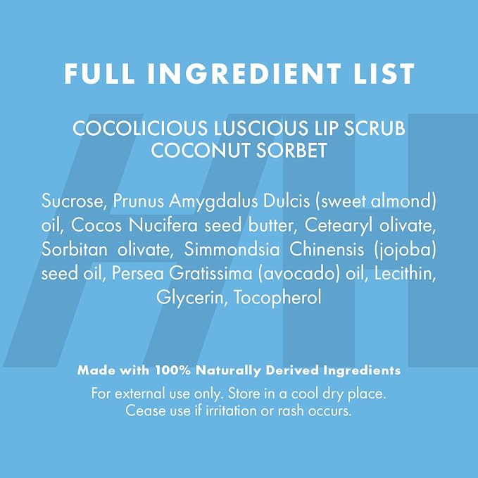 Handmade Heroes 100% Natural Lip Scrub, Vegan Conditioning Coconut Exfoliator - Image 6