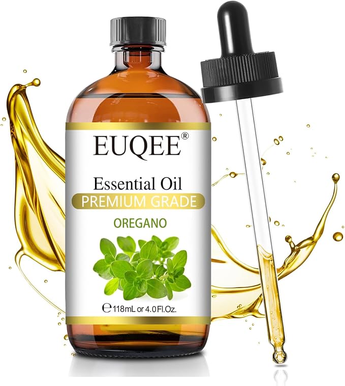 EUQEE Oregano Essential Oil 4oz / 118ML Large Capacity Oregano Oil Pure by EUQEE