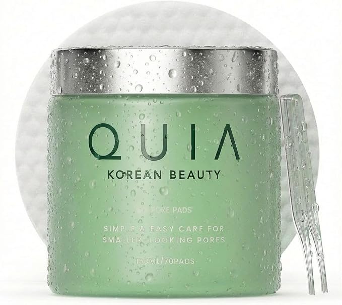 QUIA Toner Pads – AHA/BHA Dual-Action Exfoliate and Hydrate All in One – by QUIA