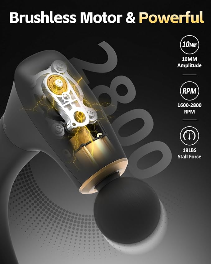 2-in-1 Detachable Percussion Massage Gun - Image 5