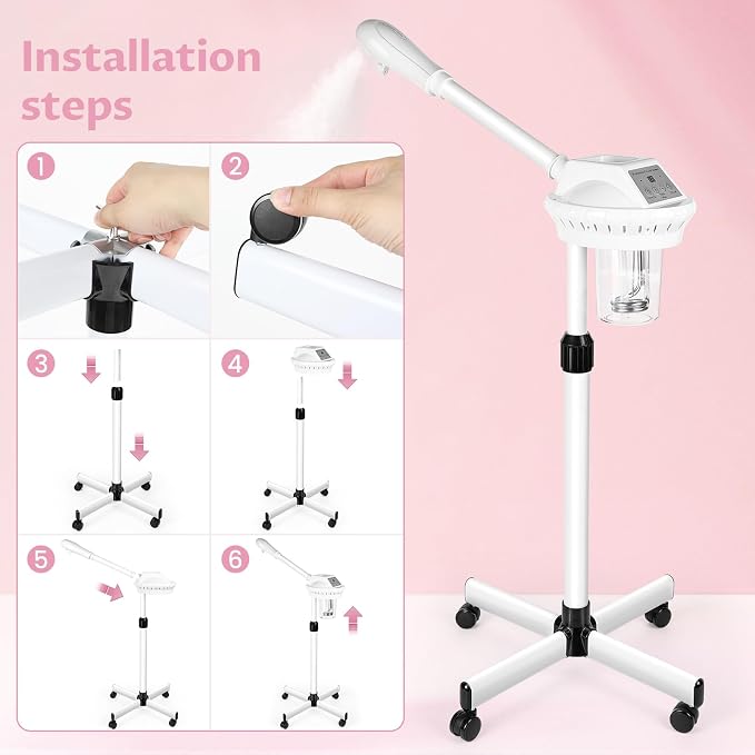 Retain time face Steamer Clean Skin Firming Pores and Moisturizing Suitable - Image 3