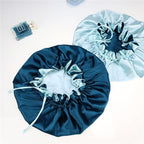 Adjustable Silk Satin Bonnet Hair Care Caps - Image 6