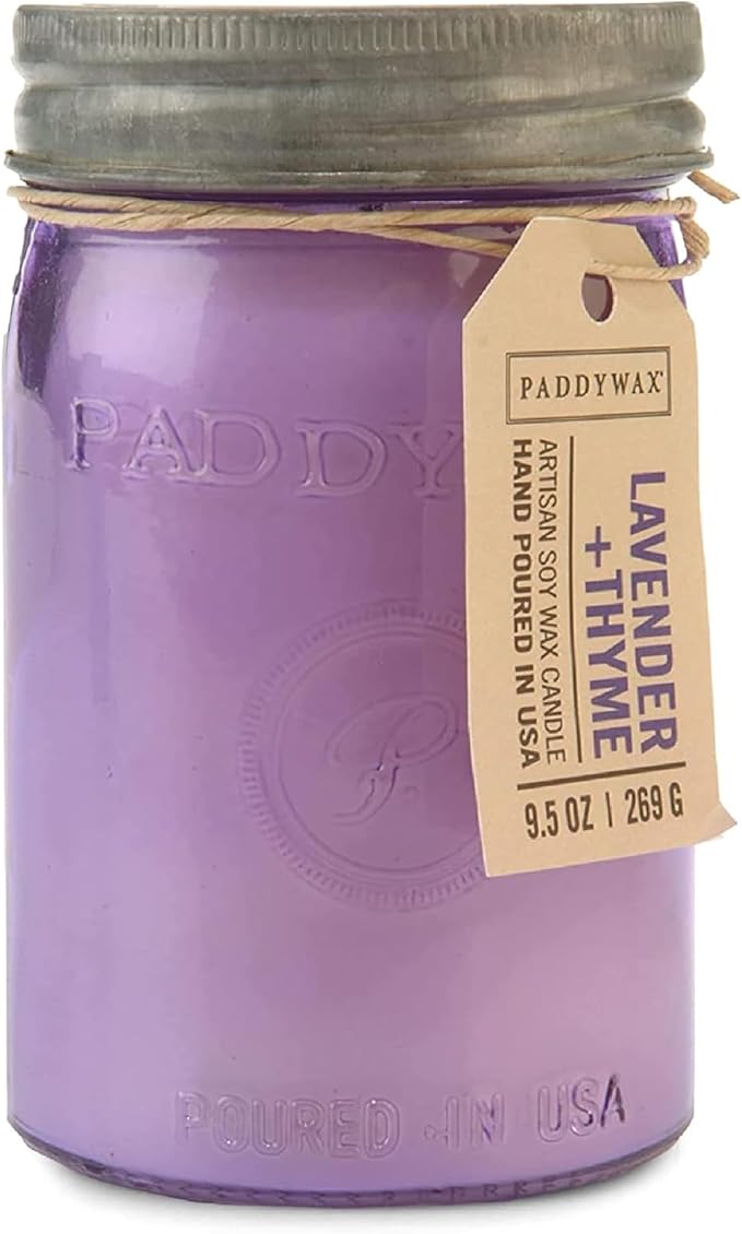 Paddywax Scented Candles Relish Collection Soy Wax Artisan Candle in Glass Jar by PaddywaxCandles