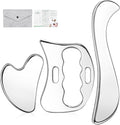 3-in-1 Stainless Steel Gua Sha Massage Tool Set, Muscle Scraper & IASTM Tools by CekPo