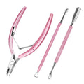 Cuticle Trimmer with Cuticle Pusher and Scissors, Cuticle Remover Professional by Decute