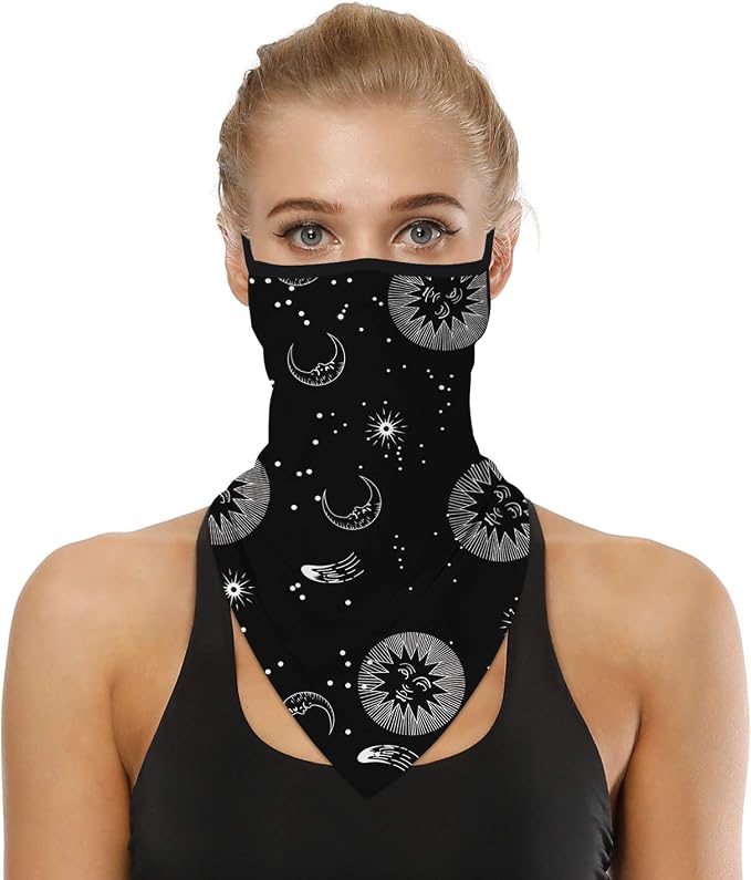 YAYOUREL Neck Gaiter Face Mask Bandanas by YAYOUREL