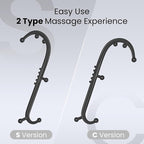 LiBa Trigger Point Massage Tool, Detachable Back Neck Shoulder Massager - Image 4