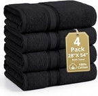 LANE LINEN 100% Cotton Bath Towels 4 Pack by LaneLinen
