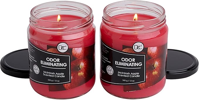 McIntosh Apple 2 Pack Odor Eliminating Highly Fragranced Candle - Image 2