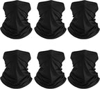 Geyoga 6 Pieces Summer UV Protection Cooling Neck Gaiter Face Clothing Neck by Geyoga