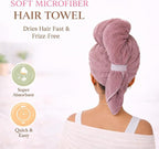 Luxury Microfiber Hair Towel Wrap - Image 4