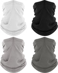 ROXUN 4 Pack Neck Gaiter, Cooling Breathable Face Mask UV Protection Scarf by Roxun