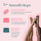 Bare August Glass Foot File Callus Remover- Heel Scraper & in Shower Foot - Image 3