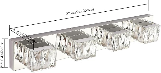 ZUZITO 4 Lights Bathroom Vanity Light - Image 5