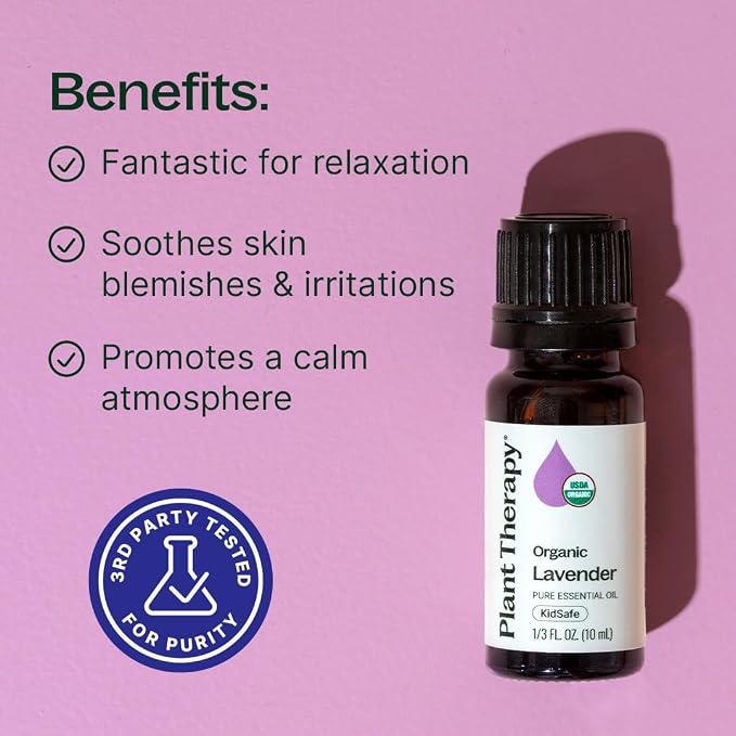 Plant Therapy Organic Lavender Essential Oil 100% Pure, USDA Certified Organic - Image 2