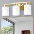 3-Light Bathroom Light Fixtures, Modern Vanity Lights, Living Room, E26 Base by Mieloxiy