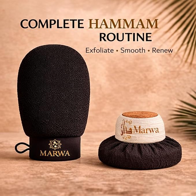 Moroccan Kessa Exfoliating Glove Rough – Deep Hammam Body Scrub Mitt by Dar - Image 8
