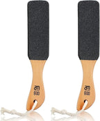 Pumice Stone Foot File, Wooden Handle Foot Scrubber & Callus Remover - Image 8
