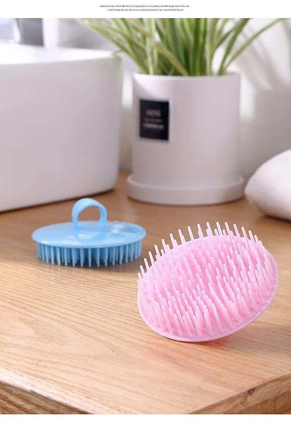 Aroveea Hair Scalp Brush Dandruff Cleaning Brush Shower Scalp Shampoo Brush - Image 5