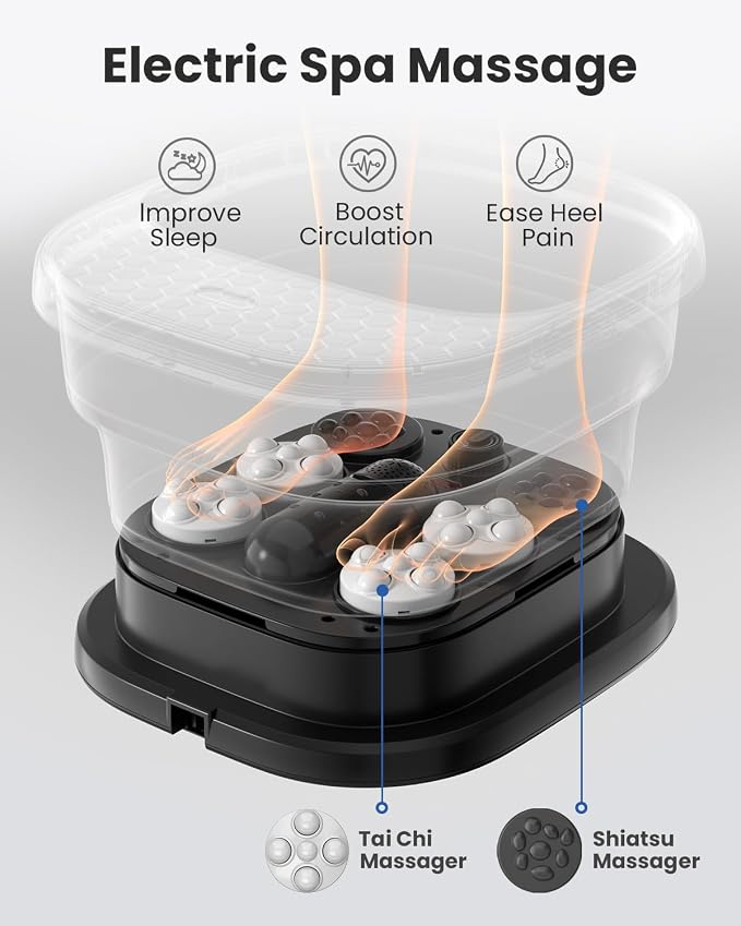 Puboo Collapsible Foot Spa Bath Massager - Image 5