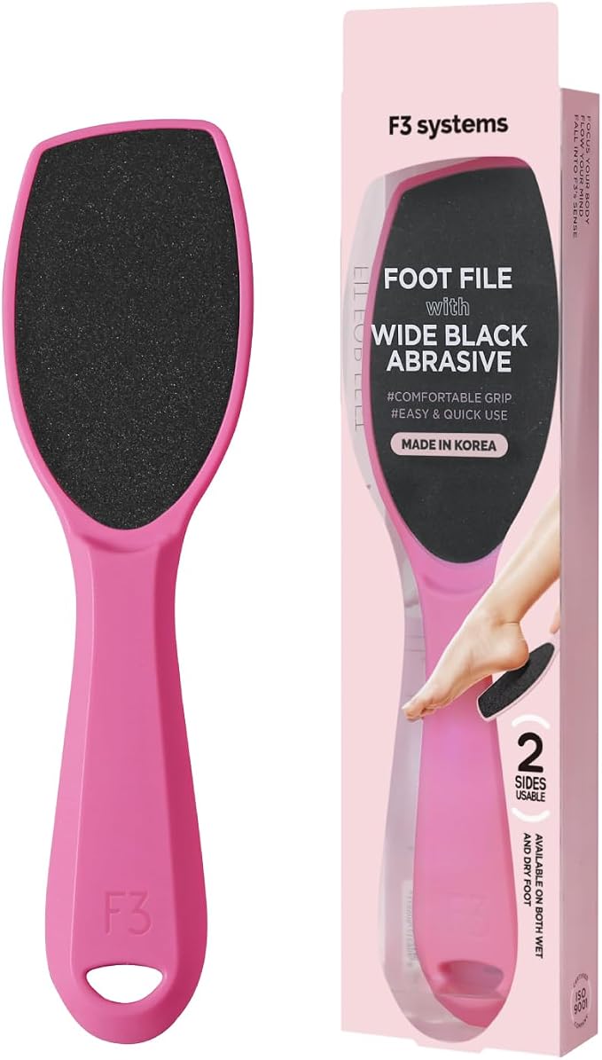Wide Emery Foot File, Double-Sided Pedicure Tool, Colossal Professional Foot by F3systems