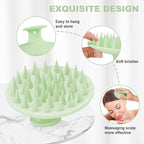 Meartchy Silicone Scalp Massager Shampoo Brush, Scalp Scrubber - Image 3