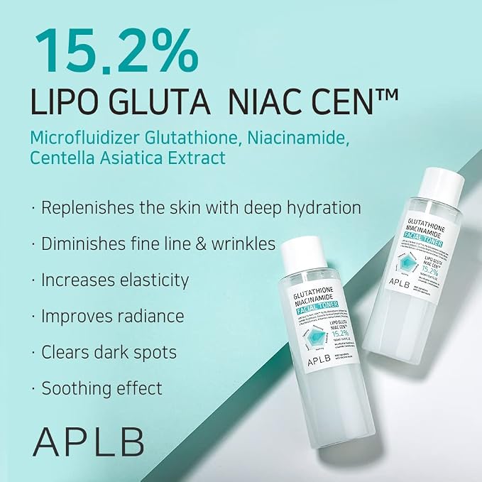 APLB Glutathione Niacinamide Facial Toner | LIPO GLUTA NIAC CEN™ 15.2% 5.41 - Image 3