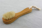 2 Pack 5.7" Bamboo Handle Dry Facial Cleansing Brush - Image 3