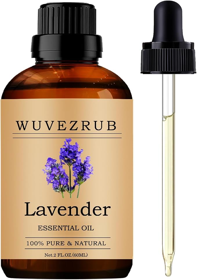 Lavender Essential Oils, 60ML Pure and Natural Essential Oil by WUVEZRUB